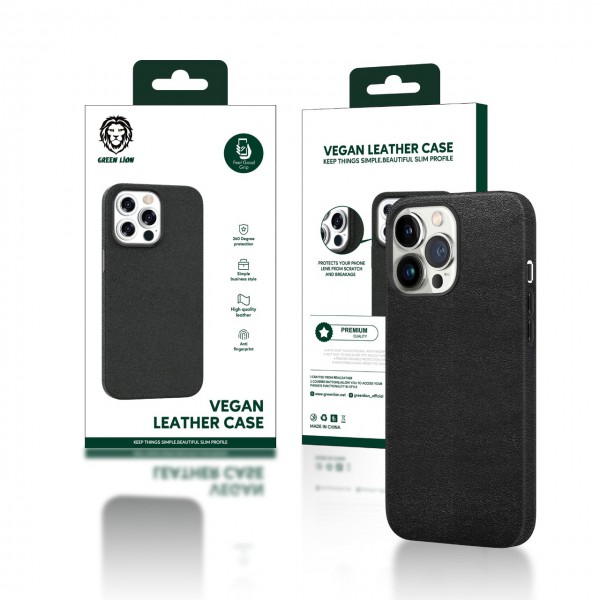 قاب گوشی مدل Green Vegan Leather برای گوشی iphone13 promax