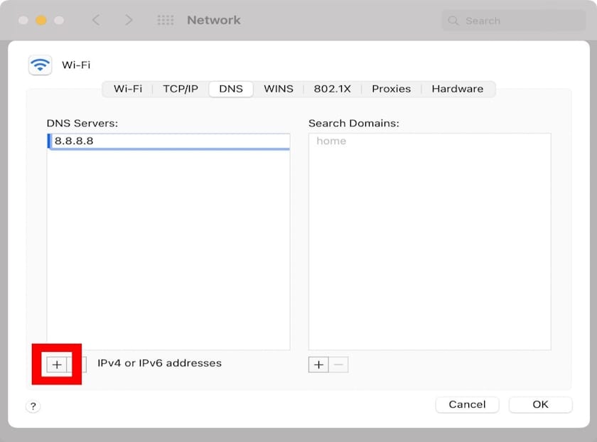 تغییر DNS ویندوز و مک