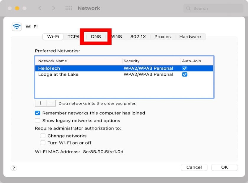 تغییر DNS ویندوز و مک