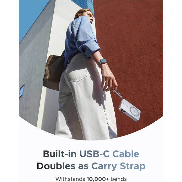 پاور بانک بی سیم مغناطیسی MagFlow یوگرین با استاندارد Qi2.2 مدل 65958 با ظرفیت10000 میلی آمپرساعت - Image 3